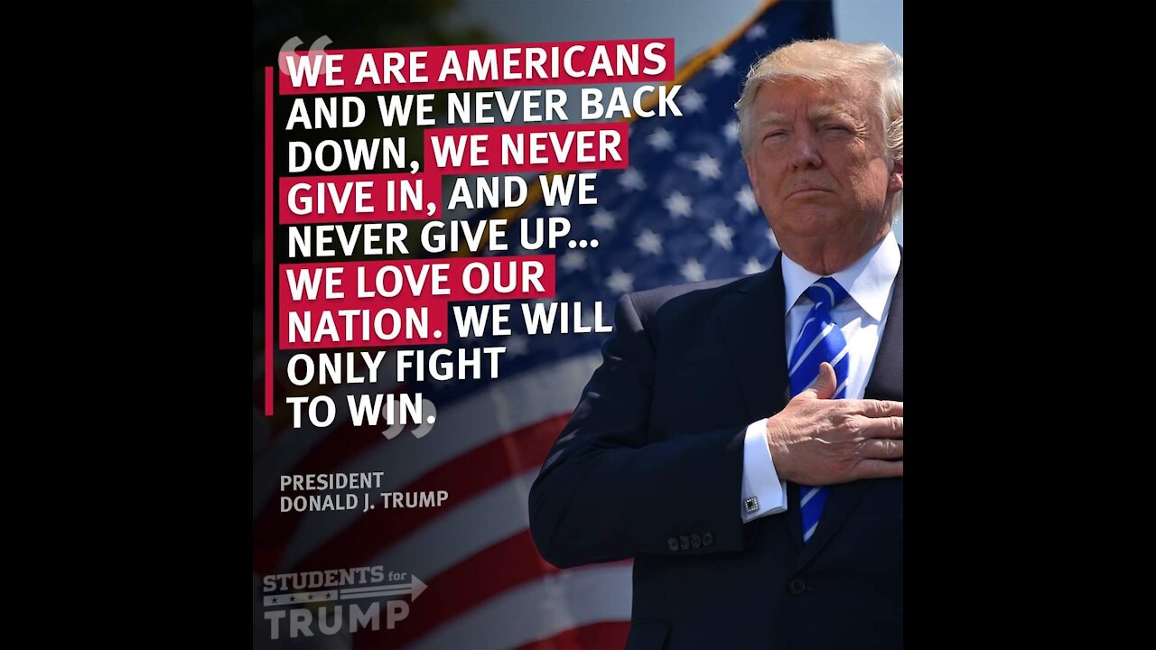 Donald J. Trump's Motivational Speech - Never Give Up.