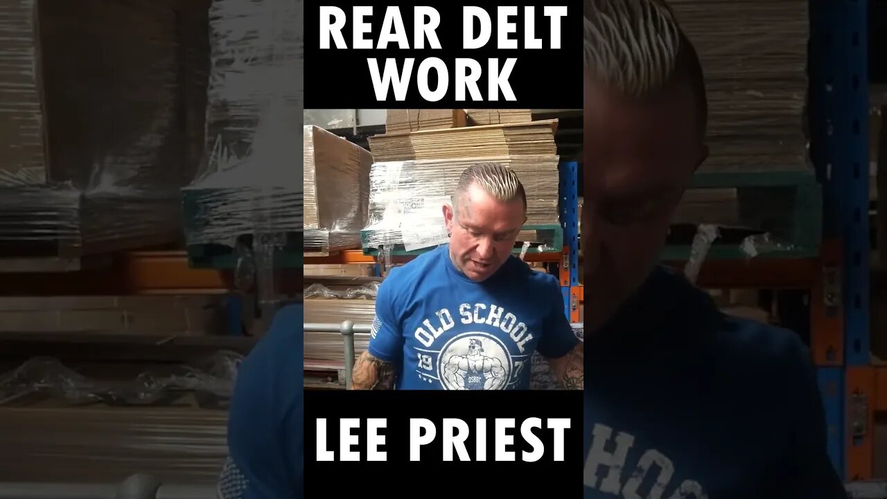 LEE PRIEST: How to fix rounded shoulders #shorts