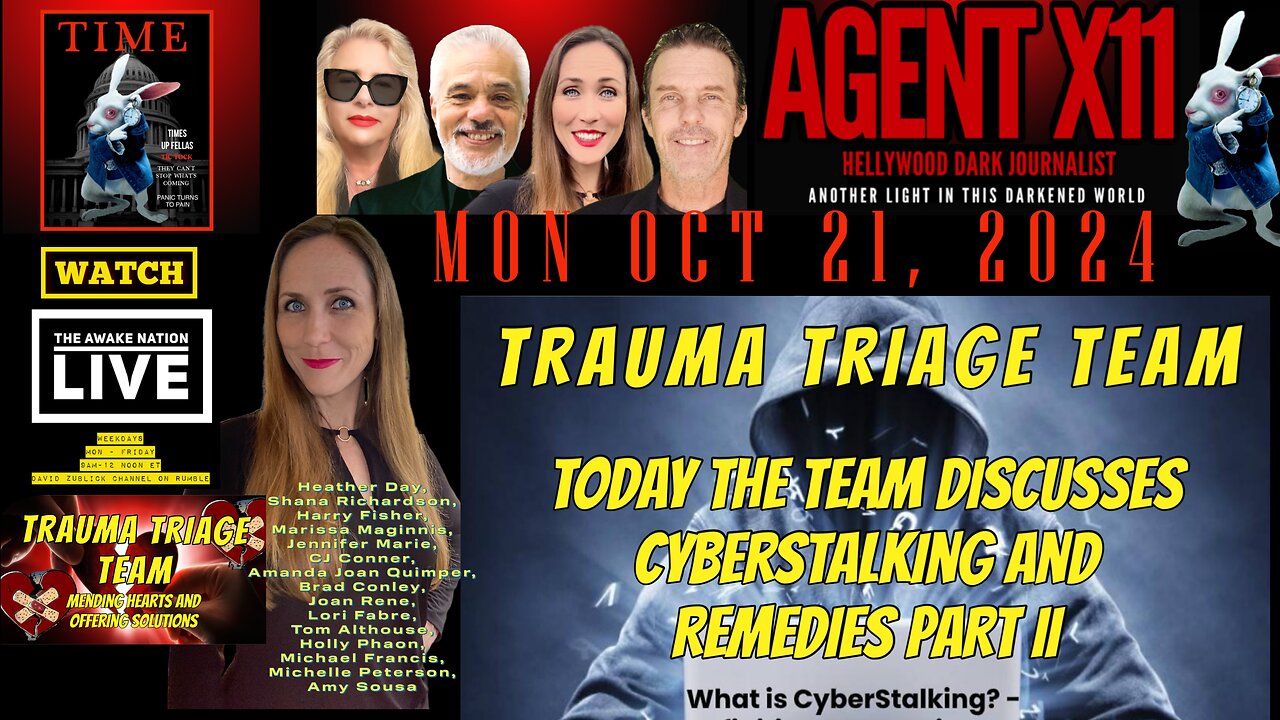 AGENT X11: TRAUMA TRIAGE TEAM : Monday Oct 21, 2024