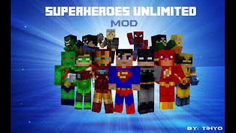 Minecraft mod showcase Superheros Unlimited mod