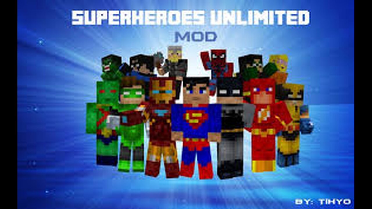 Minecraft mod showcase Superheros Unlimited mod