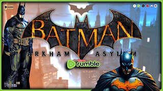 🔵 The Dark Knight's Descent: Batman Arkham Asylum | Live Playthrough P. 1