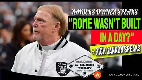 Las Vegas Raiders Owner Mark Davis: "Rome Wasn't Built in a Day"