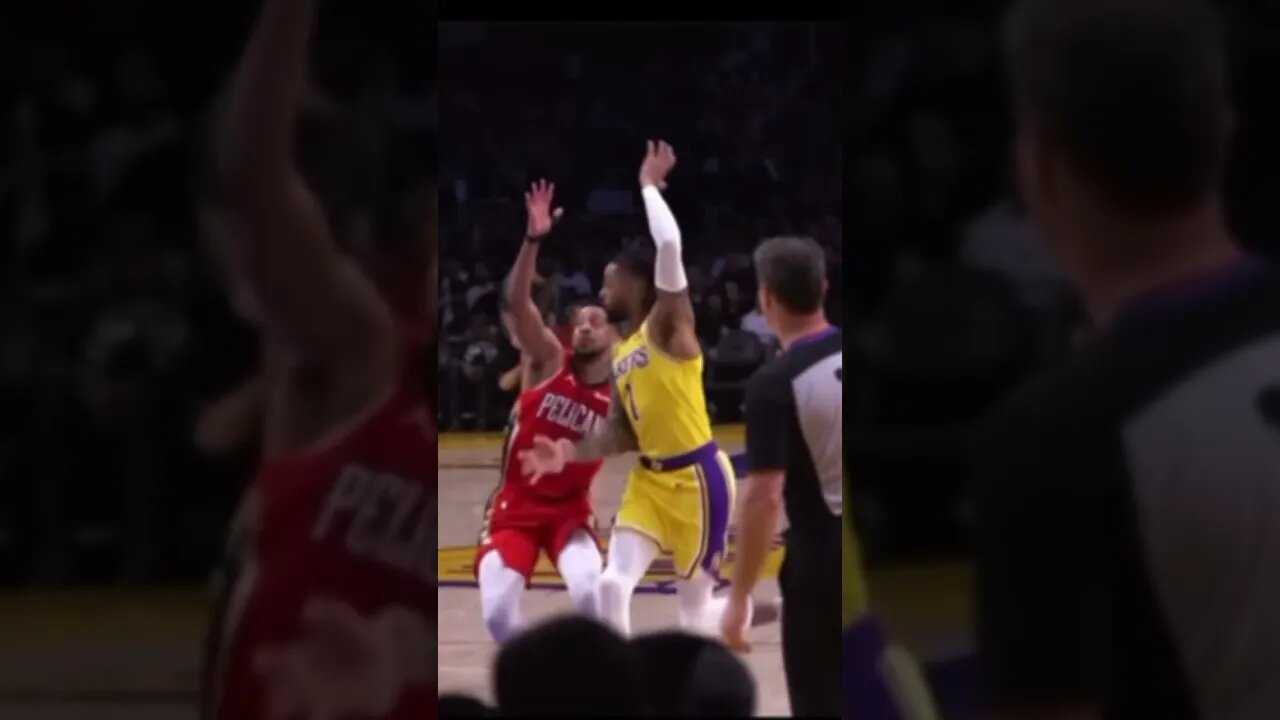 Deangelo Russell Lob To Lebron James #shorts #lakers #espn