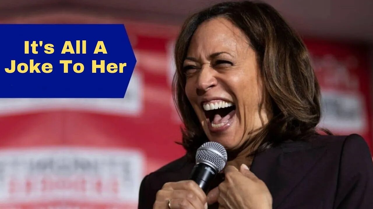 Kamala Harris Giggles When Comparing Migrants to Times of Slavery