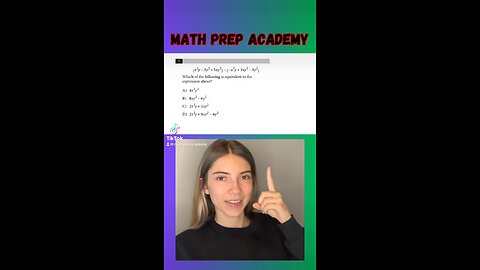 What is the EQUIVALENT expression?! #sat #satreview #math