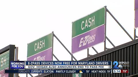 E-ZPass transponder fees eliminated