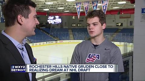 Rochester Hills native Jonathan Gruden close to realizing NHL dream