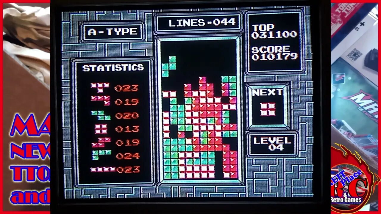 NES - Lets Play - Tetris - 20 min