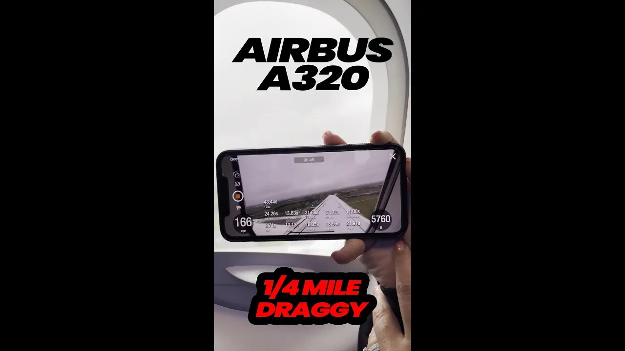 What is the 1/4 Mile Speed on an Airbus A320?