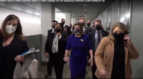 Pelosi admitting she F**ked Up on January 6 while her daughter filmed