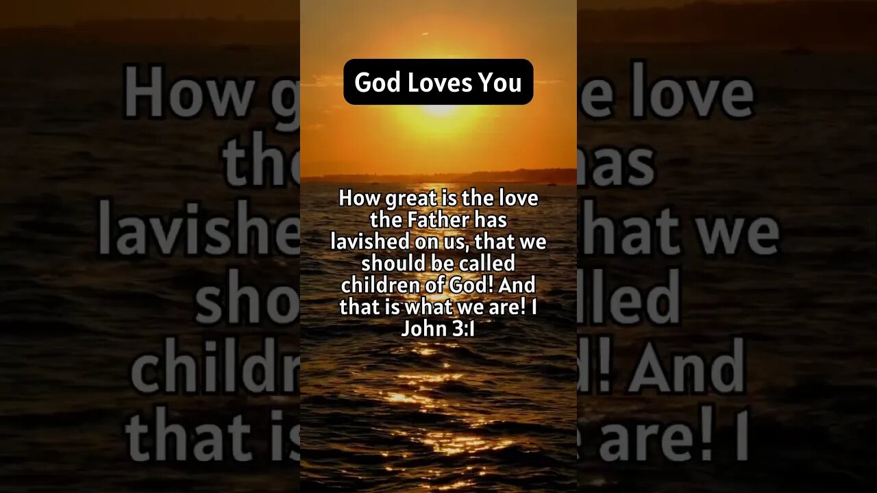 PROOF that God loves YOU... #shorts