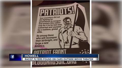 White supremacist flyers found in Howell parking lot, mayor 'rejects intolerance'