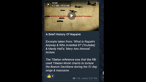 Documentary: Brief History of Napalm