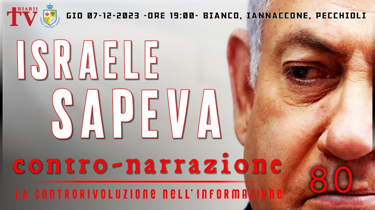 CONTRO-NARRAZIONE NR.80 - LA CONTRORIVOLUZIONE NELL’INFORMAZIONE. BIANCO, IANNACCONE, PECCHIOLI