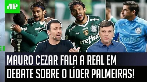 "ISSO AÍ é só pra QUEIMAR A LÍNGUA, né?" Mauro Cezar MANDA A REAL em DEBATE sobre o LÍDER Palmeiras!