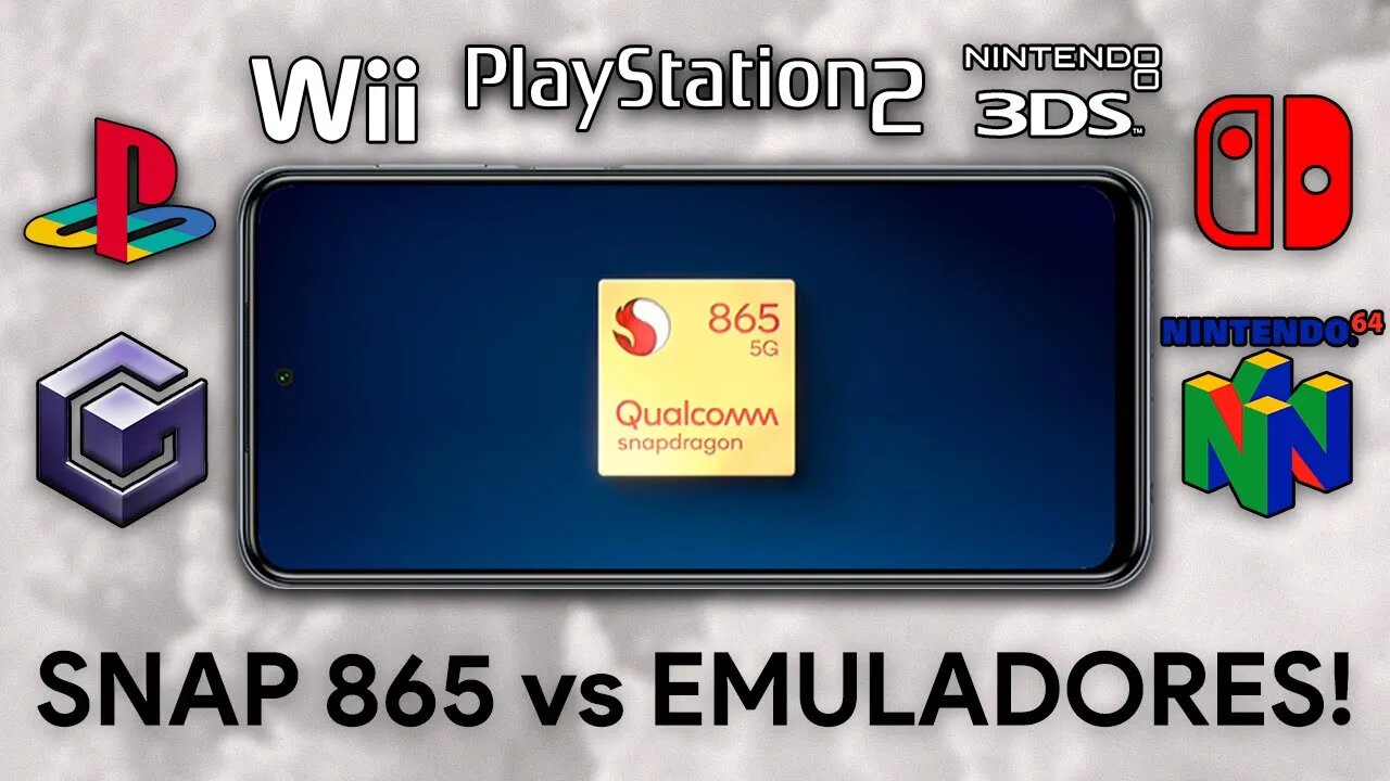 SNAPDRAGON 865 VS EMULADORES | ME SURPREENDI COM O DESEMPENHO! | EggNS, AetherSX2, Citra MMJ...