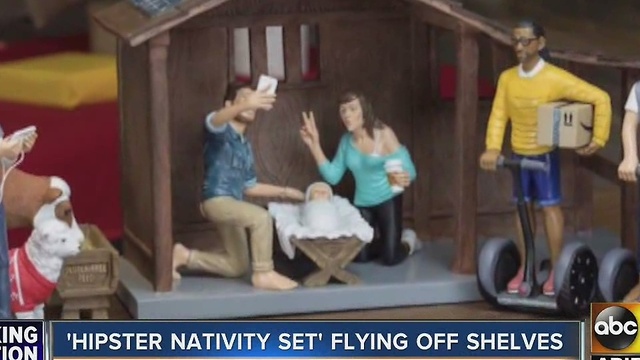 Hipster Nativity display on sale?