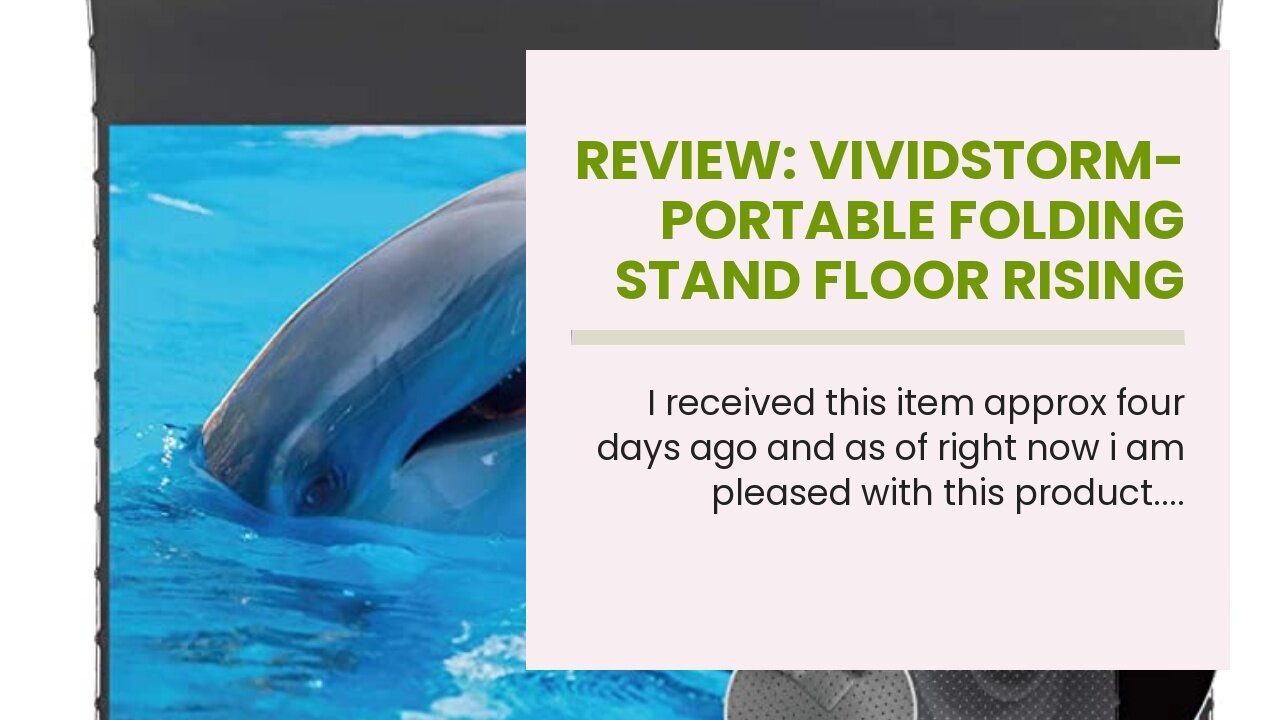 Review: VIVIDSTORM-Portable Folding Stand Floor Rising Movie Screen Sound Transparent Perforate...