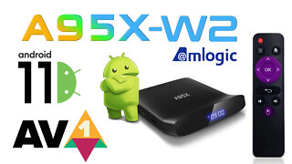 2022 A95X-W2 Amlogic S905W2 AV1 Android 11 TV Box