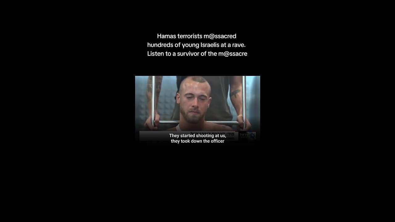 This man survived the Rave massacre in Israel