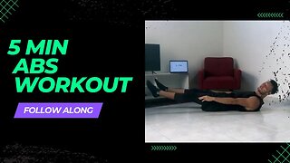 5 Min Follow Along Abs Workout (No Equipment)