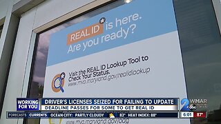 Maryland driver's licenses seized for failing to update