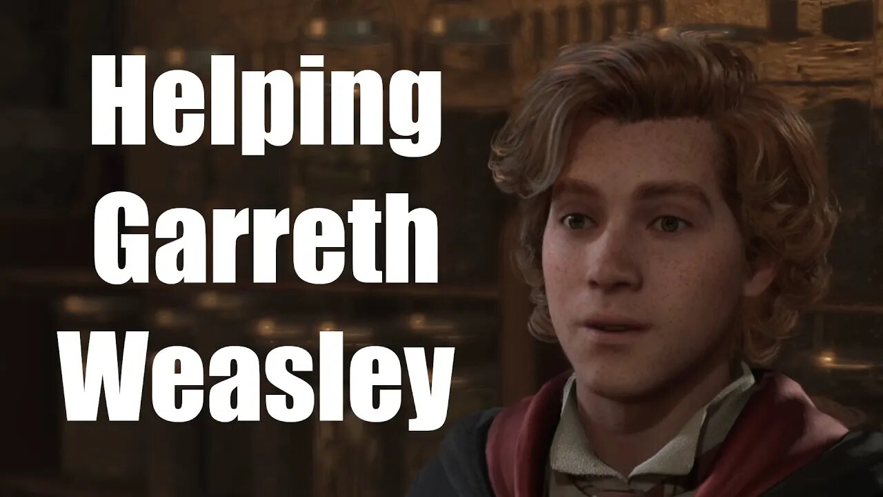 Hogwarts Legacy Helping Garreth Weasley With His Potion