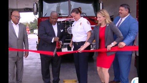 Ribbon cutting on new West Palm Beach fire station