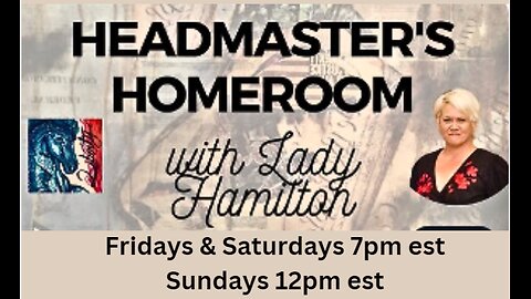 Episode 180: Headmaster's Homeroom w/Guest: Artist; Cait the Artist