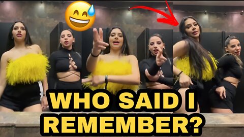 WHO SAID I REMEMBER?😅😅😅
