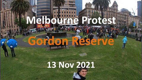 13 Nov 2021 - Melbourne Protest 04: Gordon Reserve