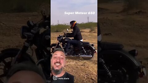 Super meteor 650, banho de Agua fria #shorts