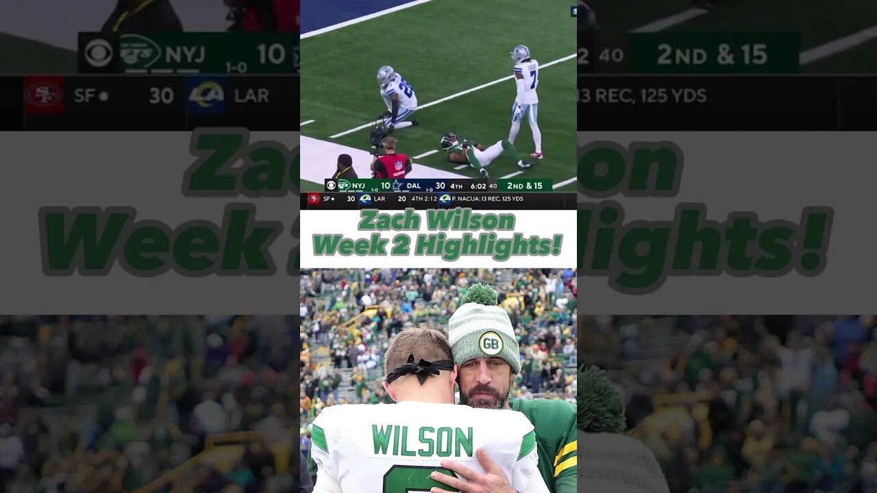 Jets QB Zach Wilson is NOT a Good Quarterback #shorts #nfl #jets