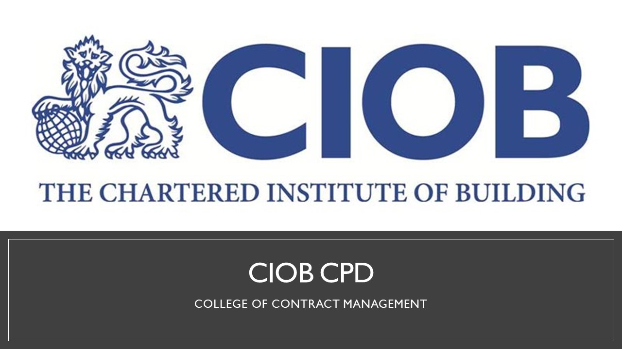 CIOB CPD | Online