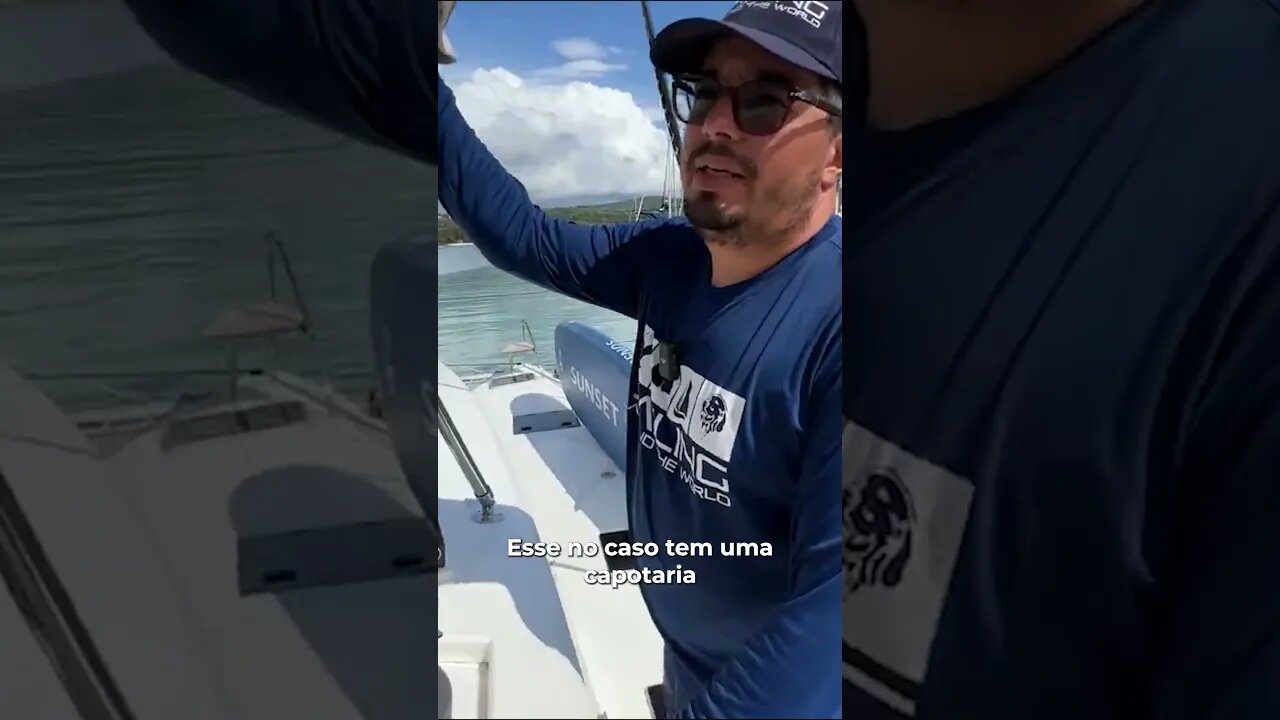 PROTEÇÃO CONTRA CHUVA NO LUCIA 40 - Sailing Around the World