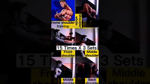 Five exercises to strengthen the upper arm muscles Each exercise 3 sessions x 15 reps #shorts