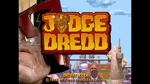 Judge Dredd Arcade Game, Midway 1993, playthrough