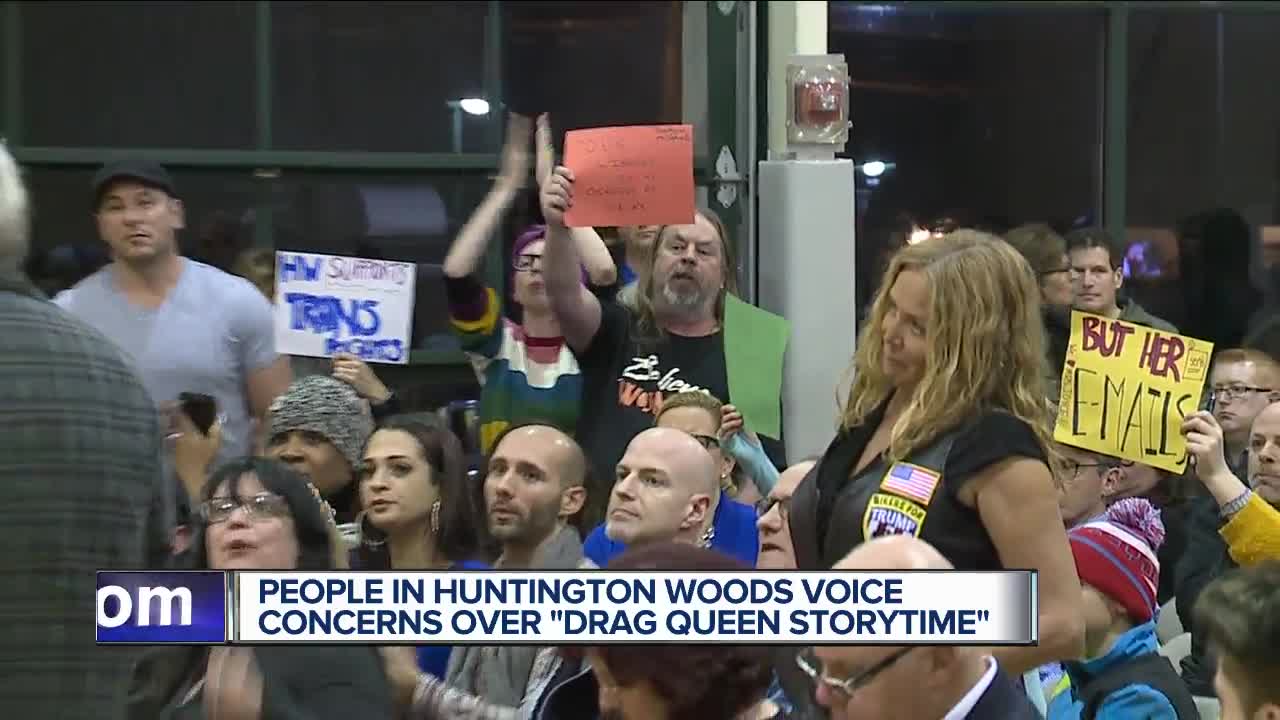 'Drag Queen Storytime' in Huntington Woods raises concerns in community