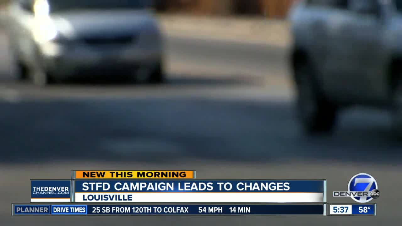 Louisville makes road changes to improve safety