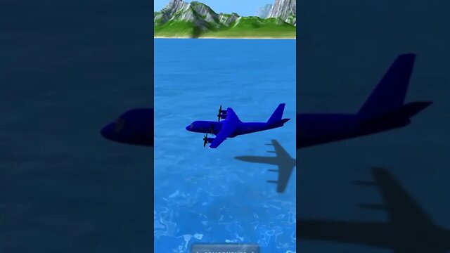 Flying PV-40 around the Main Island | Turboprop Flight Simulator #shorts