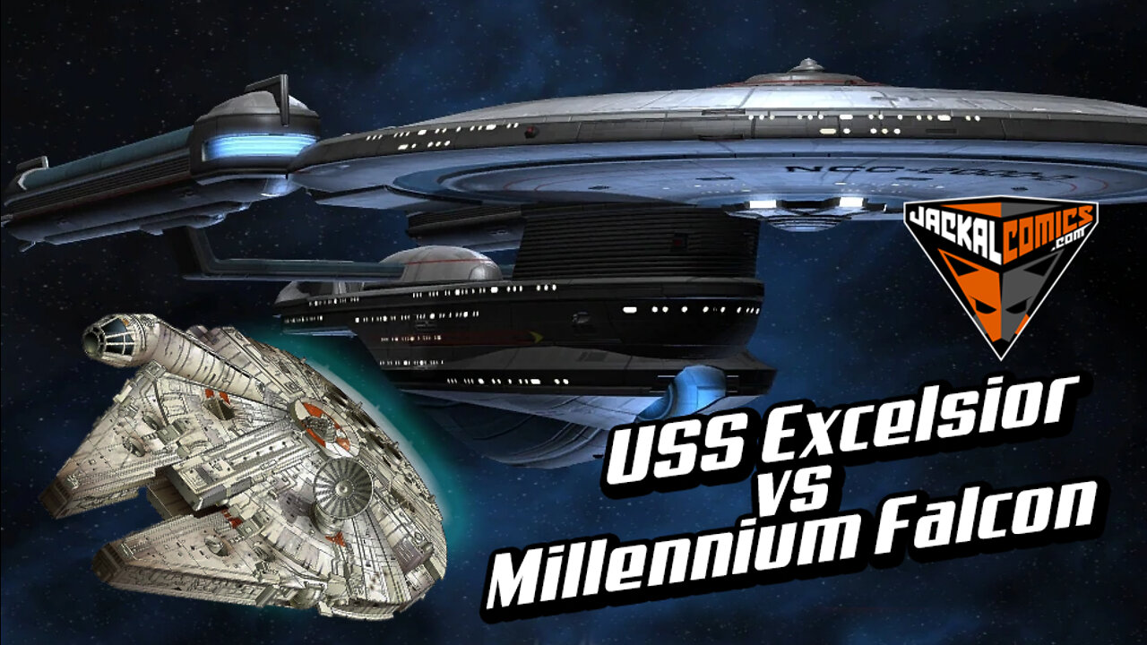 USS EXCELSIOR Vs. MILLENNIUM FALCON - Comic Book Battles: Who Would Win In A Fight?