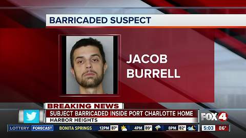 Suspect barricades himself inside Punta Gorda home