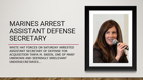 Marines Arrest Assistant Defense Secretary Tanya M. Skeen