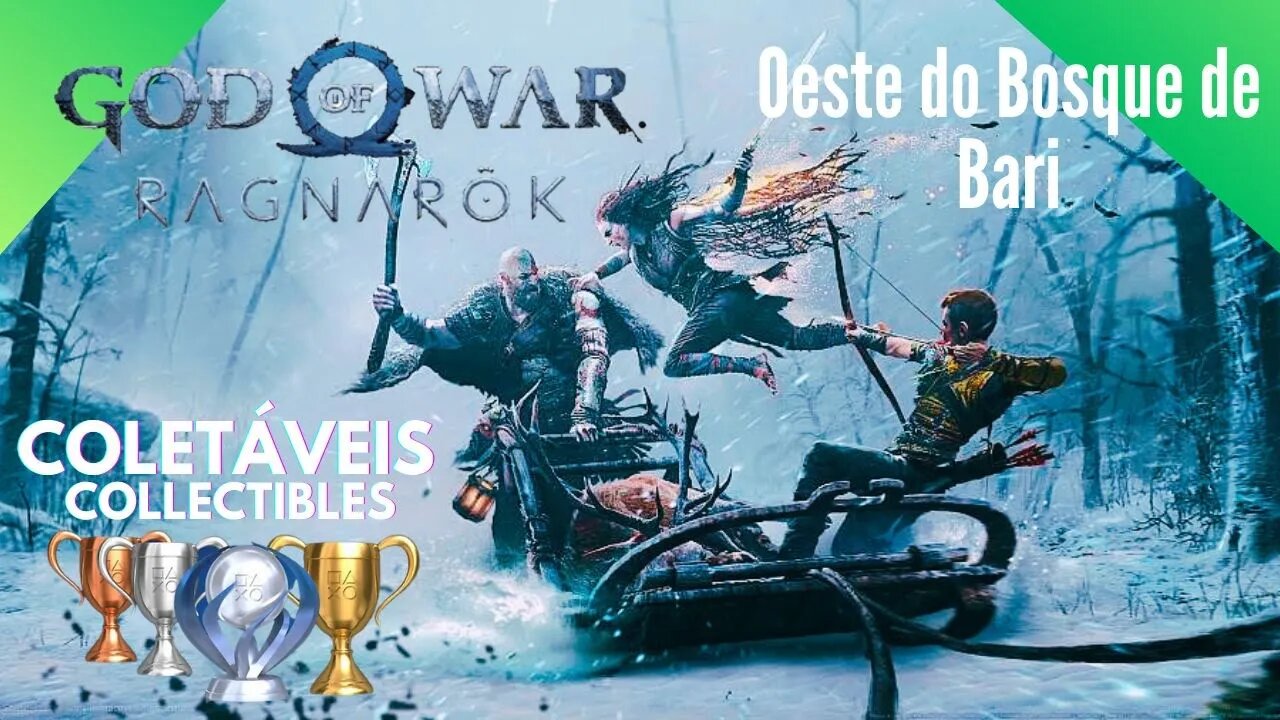 God Of War: Ragnarök: Oeste do Bosque de Bari| COLETÁVEIS | COLLECTIBLES | 4k-PTBR #48