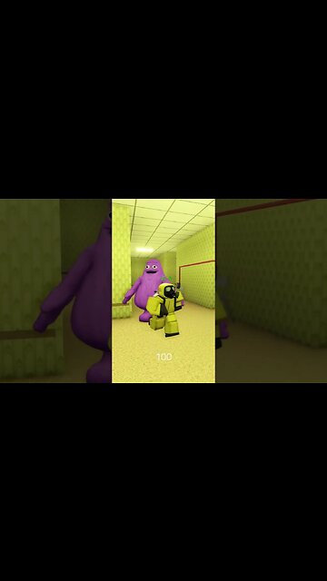 Ultimate Grimace Troll #short #roblox #backrooms