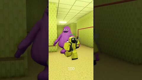 Ultimate Grimace Troll #short #roblox #backrooms