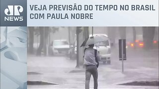 Risco de chuva forte em todas as regiões do Brasil nesta terça-feira (18)