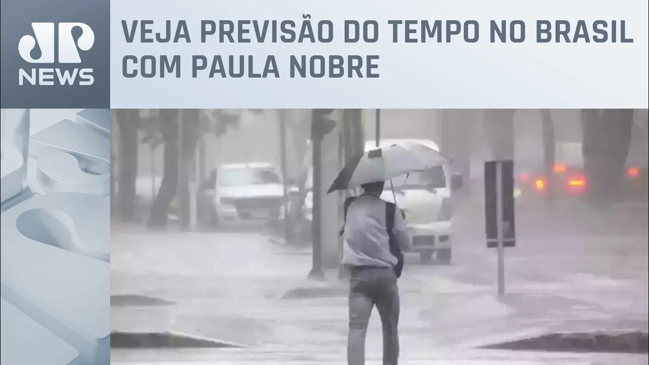 Risco de chuva forte em todas as regiões do Brasil nesta terça-feira (18)