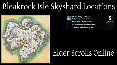 Bleakrock Isle Skyshard Locations [Elder Scrolls Online] ESO